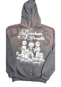 Bleached Erosion Graphic Hoodie