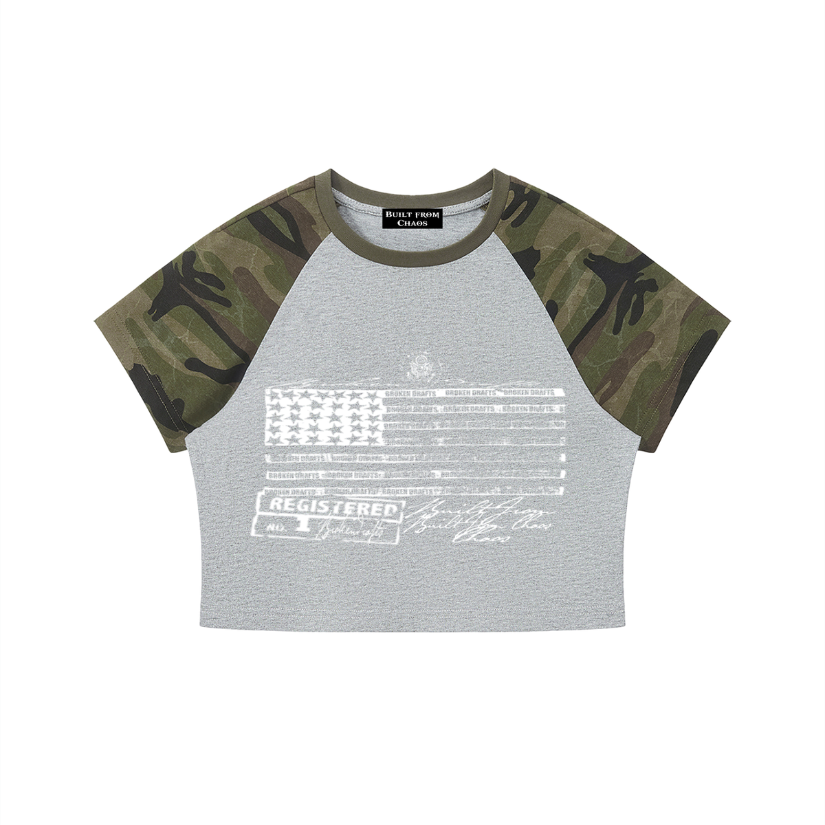 BD Flag Crop Tee